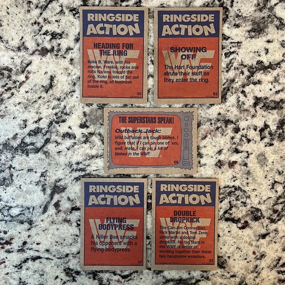 1987 Super Rare Topps Wrestle Mania 3 collectible cards. - Picture 9 of 9